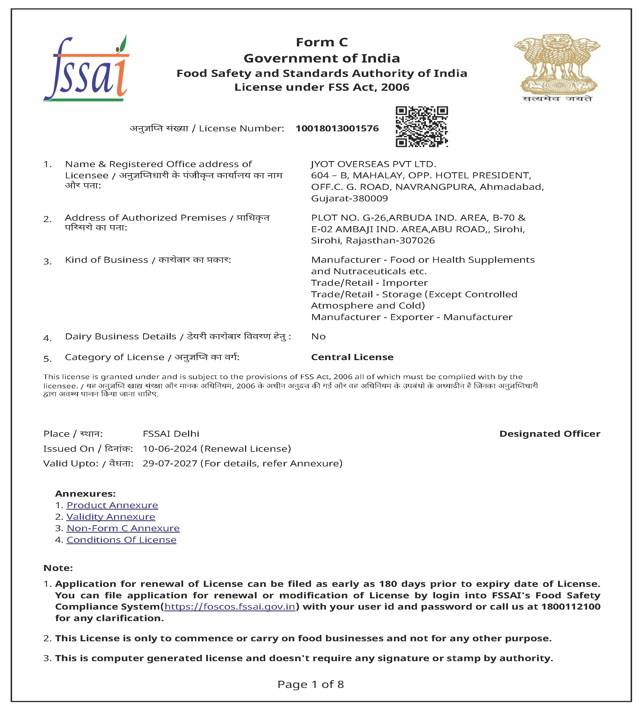 FSSAI