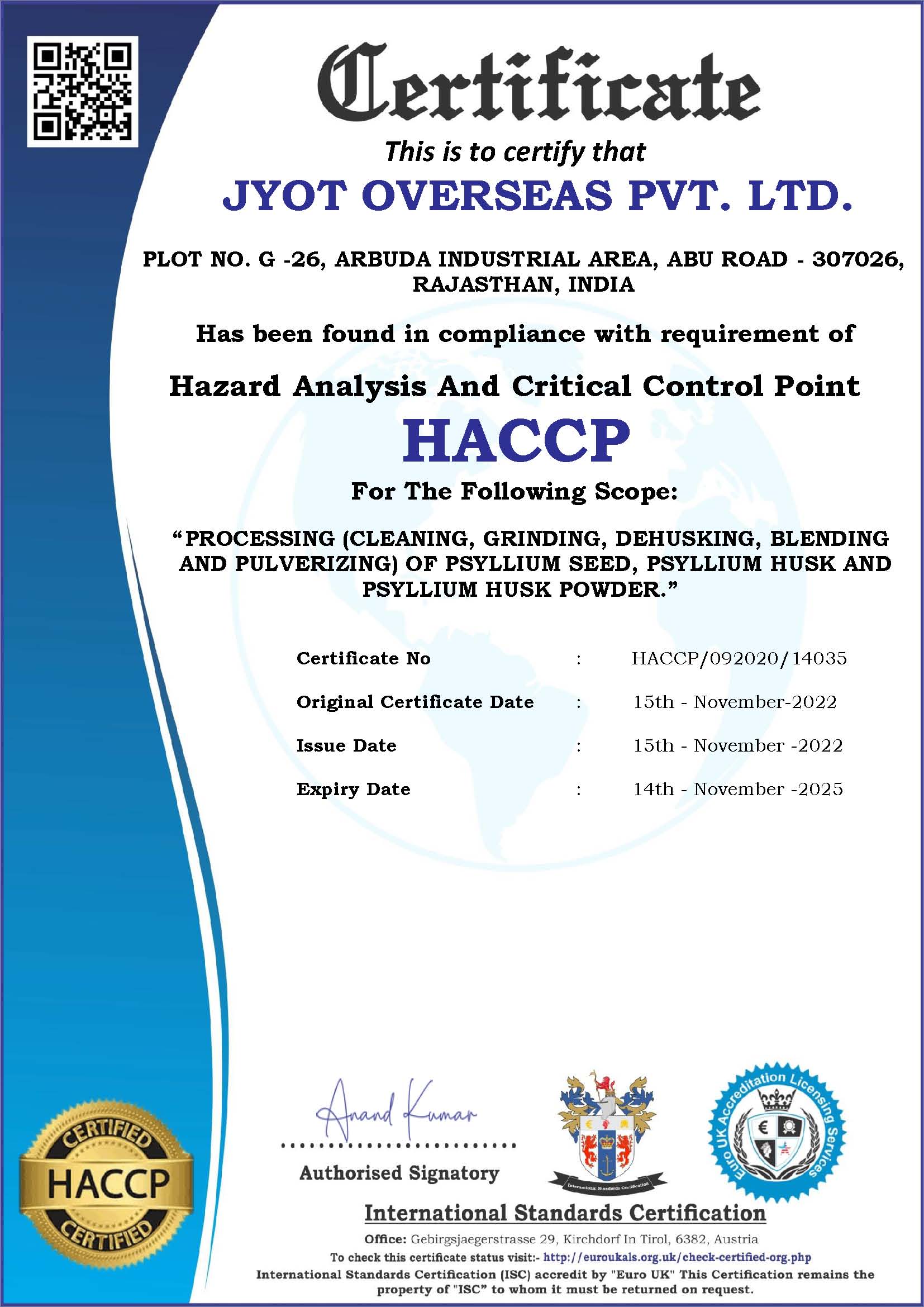 HACCP